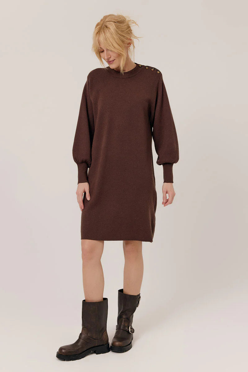 Robe hiver marron