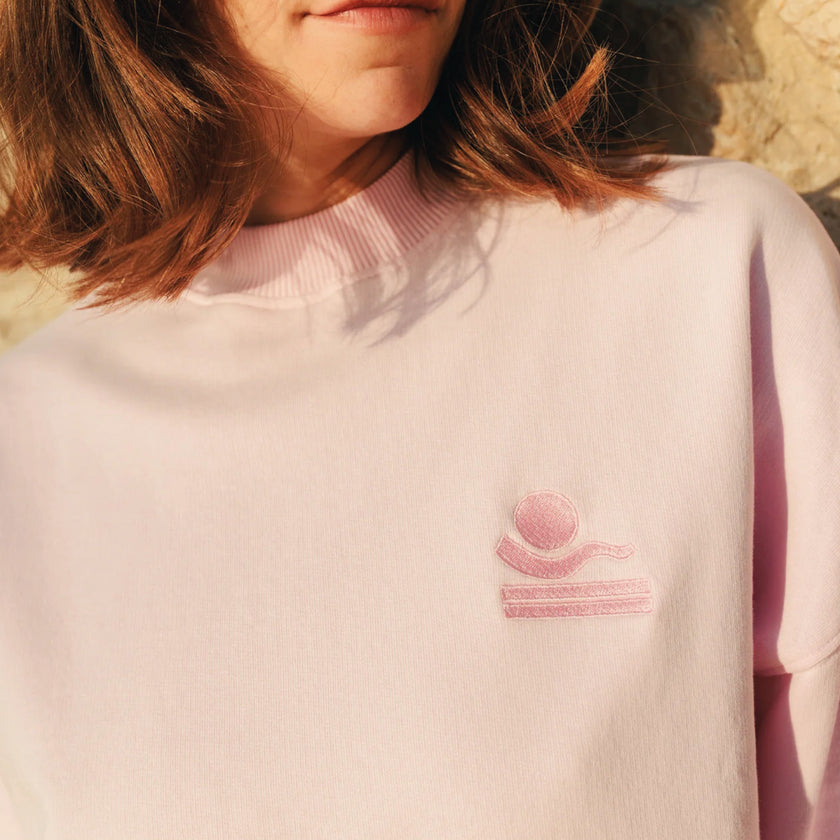 Sweat Wavy | Rose Pâle