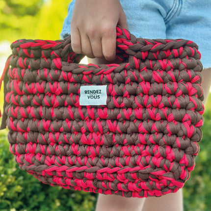 MINI SAC RENDEZ-VOUS | ROUGE-CHOCOLAT