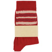 Chaussettes ESCUYER - 5 STRIPES - rouge/rose/bordeaux