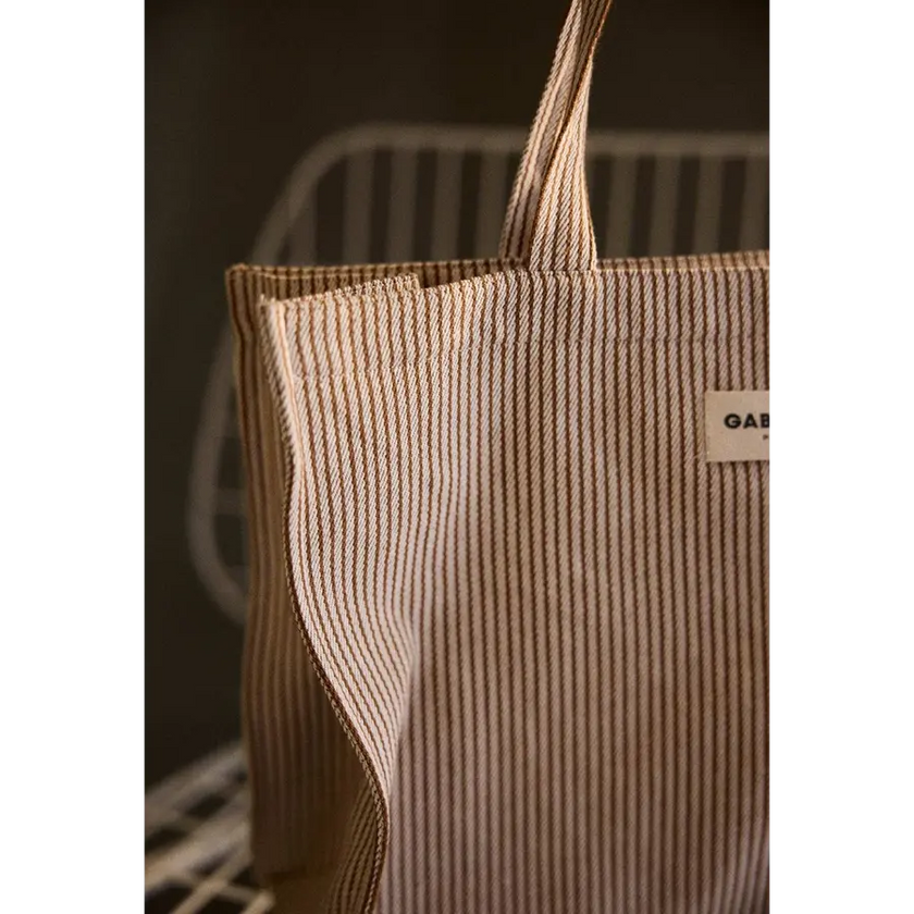 Sac 24h Gabrielle rayures argile