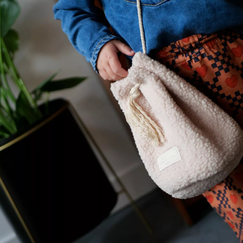 Sac bourse sherpa enfant