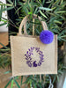 Sac cabas jute couronne