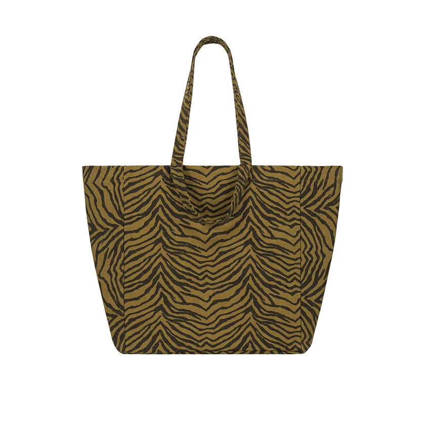 Sac cabas zebrou olive rose in april