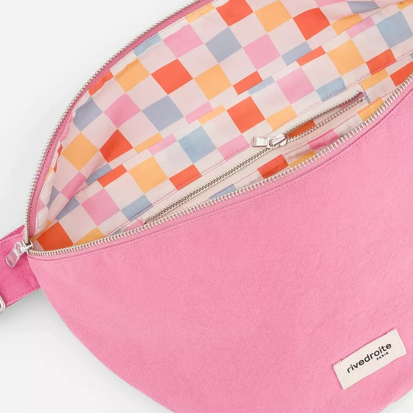 Sac custine XL rose bonbon Rivedroite