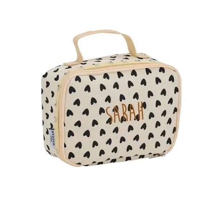 Sac a gouter isotherme atelier wagram coeur noir fond écru