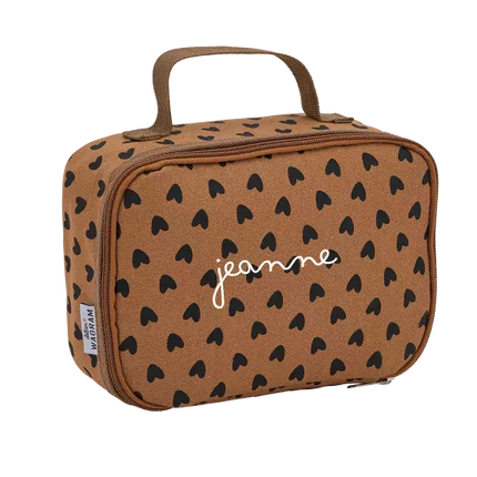 Sac a gouter isotherme atelier wagram coeur noir fond marron