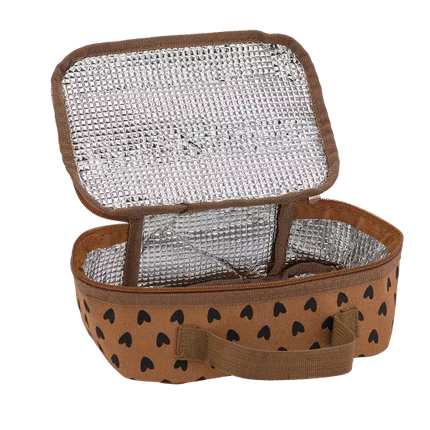 Sac a gouter isotherme atelier wagram coeur noir fond marron