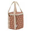 Sac isotherme coeur beige fond marron atelier wagram