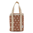 Sac isotherme coeur beige fond marron atelier wagram