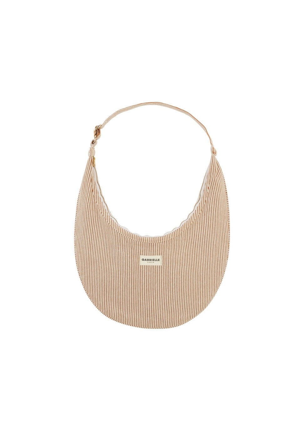Sac new b rayures argile Gabrielle