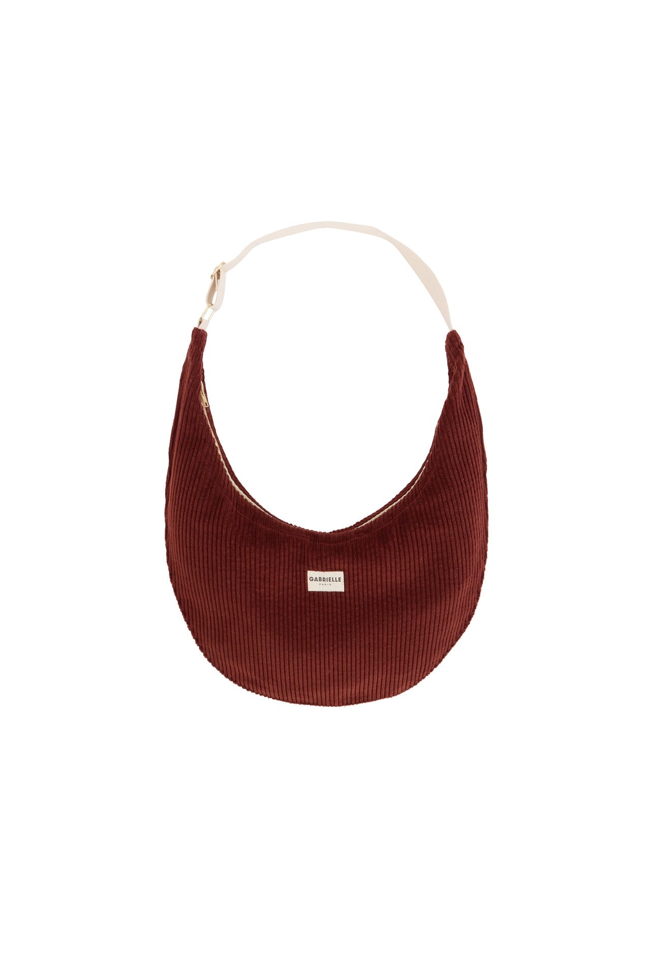 Sac new b velours jaspe Gabrielle