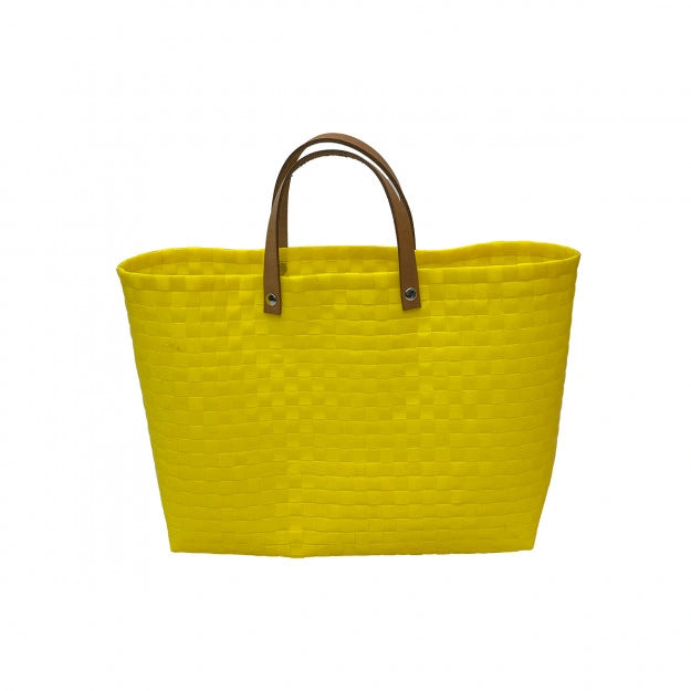sac cabas shopping jaune