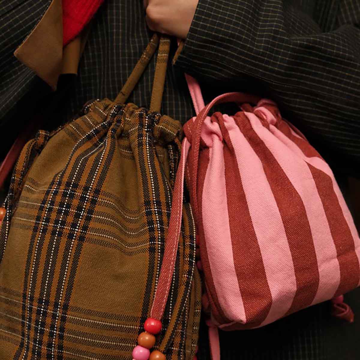 Sac Paloma motif tartan