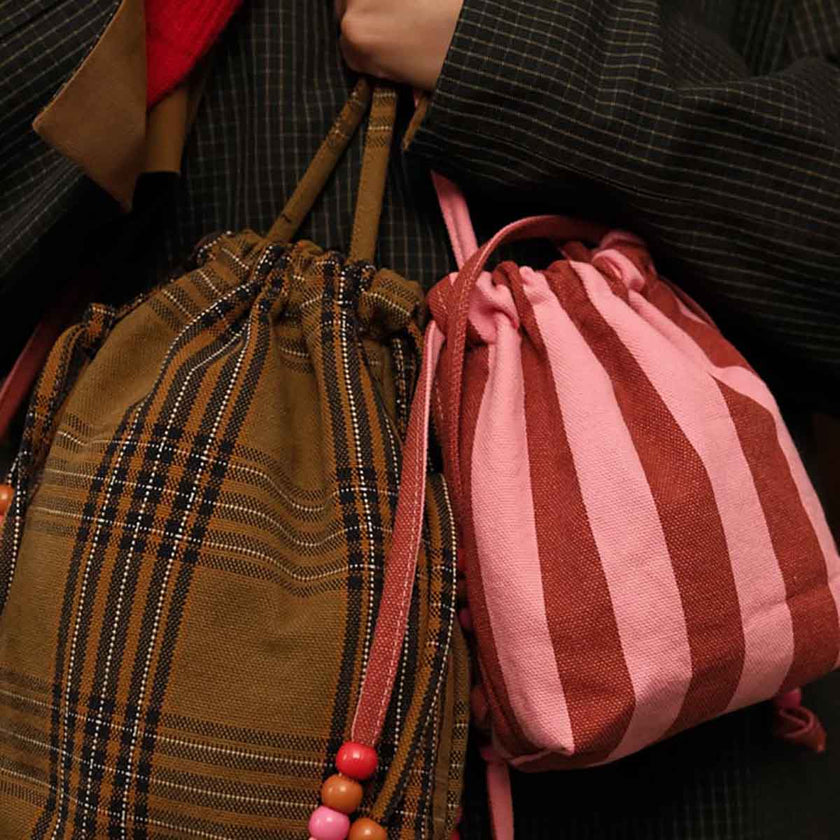 Sac Paloma motif tartan