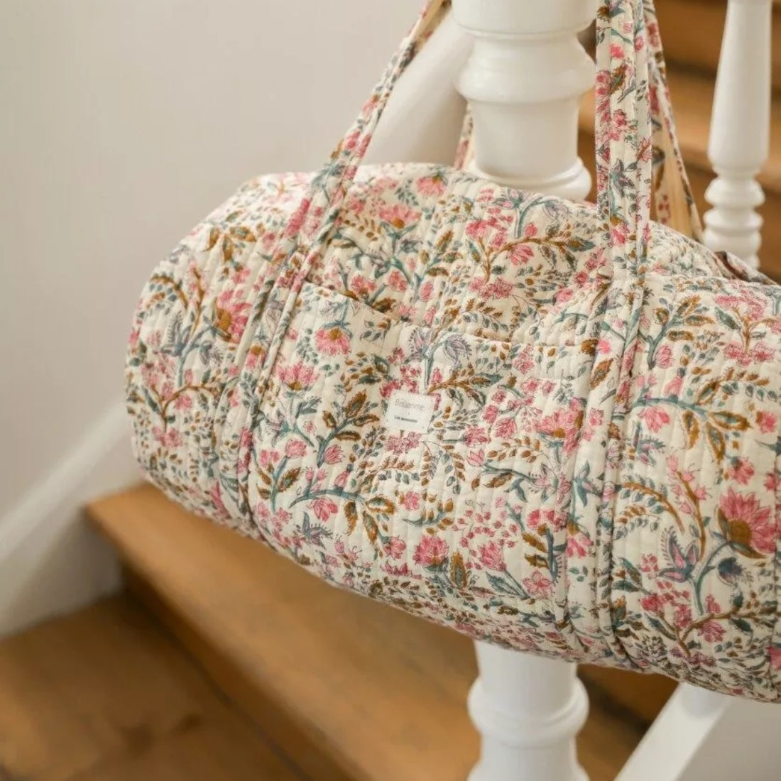 sac week-end fleuri 