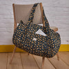 sac weekend leopard navy 