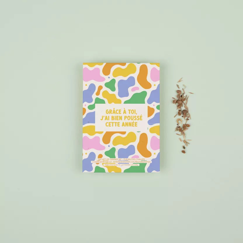 Sachet de fleurs des champs graines