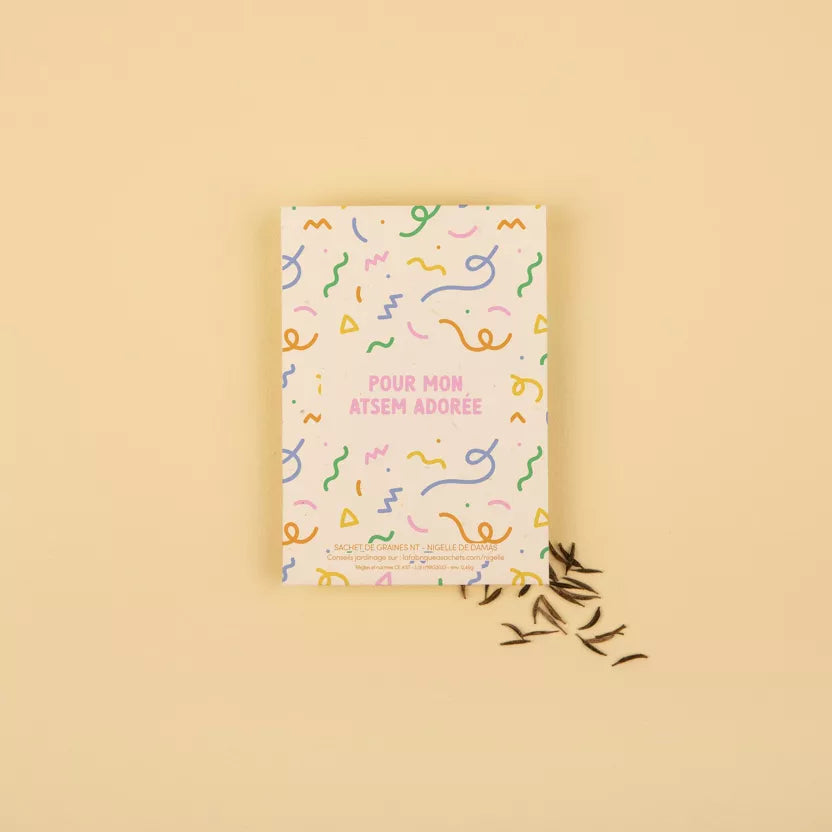 Sachet de graine pour mon ATSEM adorée