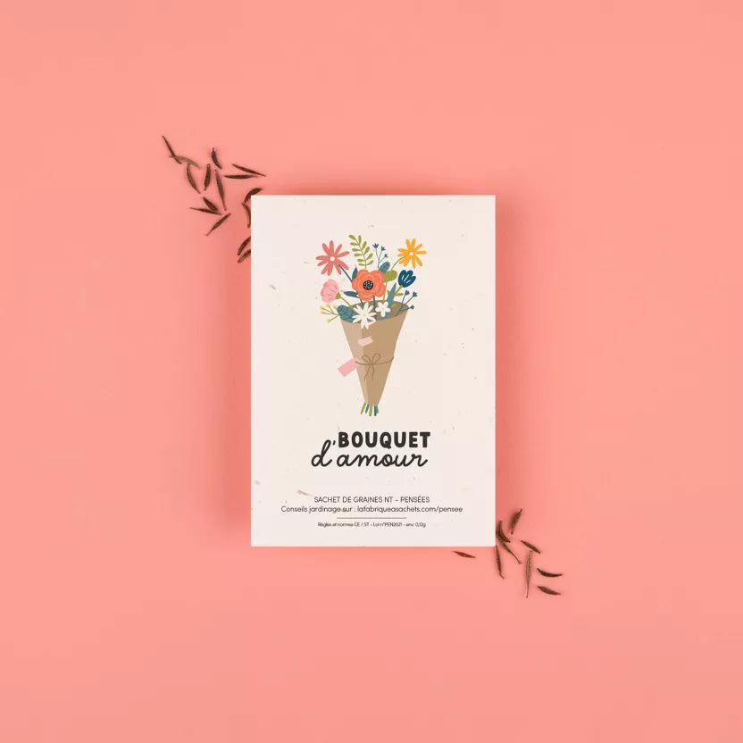 sachet de graine de pensée