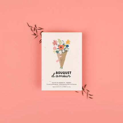 sachet de graine de pensée