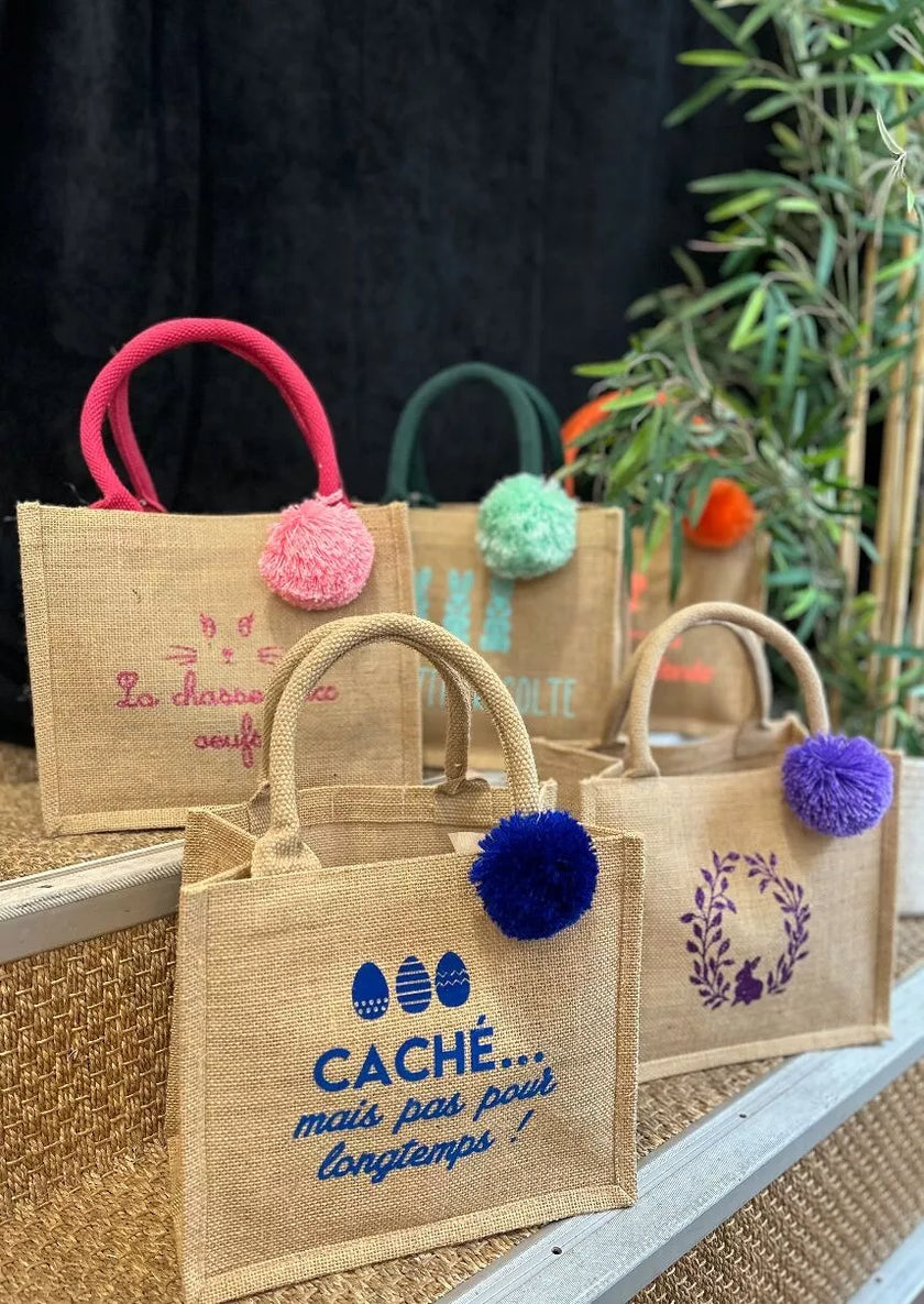 Sacs cabas en toile de jute