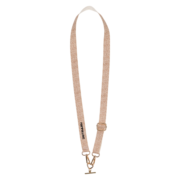 sangle de telephone leopard beige