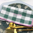 Serviettes de table | Vichy et Broderies