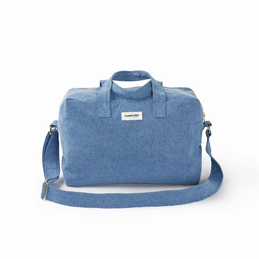 sauval city bag denim clair