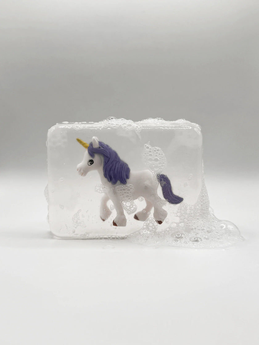 Savon licorne violette ludisoap