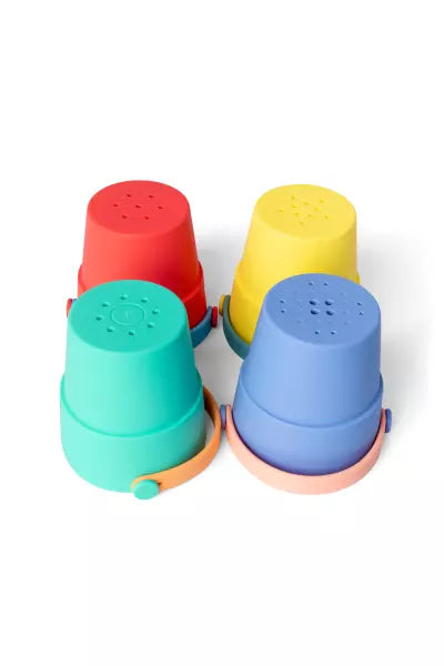 Seaux de bain 4 couleurs little L 