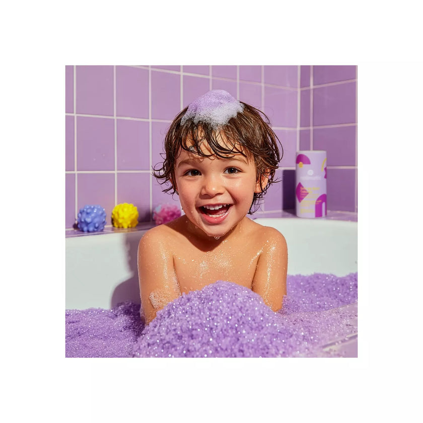 Sels de bain moussant violet ailmatic