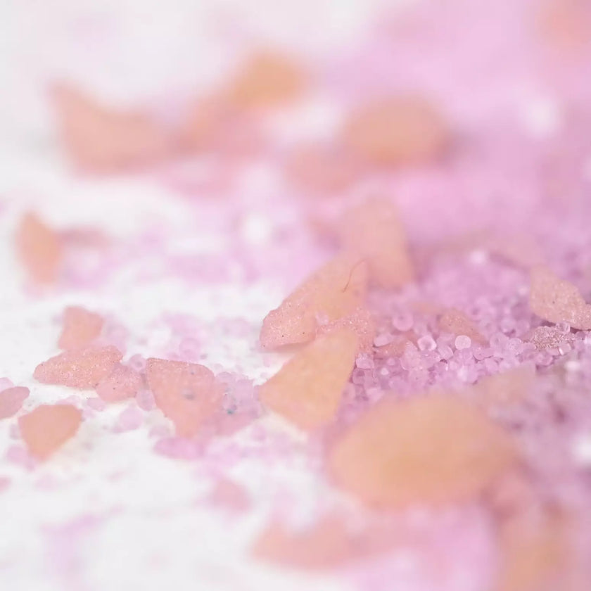 sel de bain crepitant rose