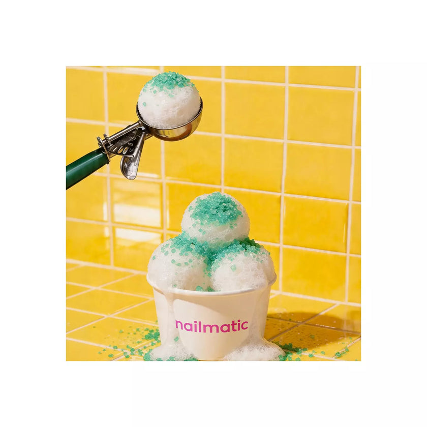 Sels de bain crépitants vert nailmatic