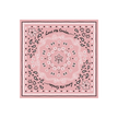 serviette papier bandana rose 