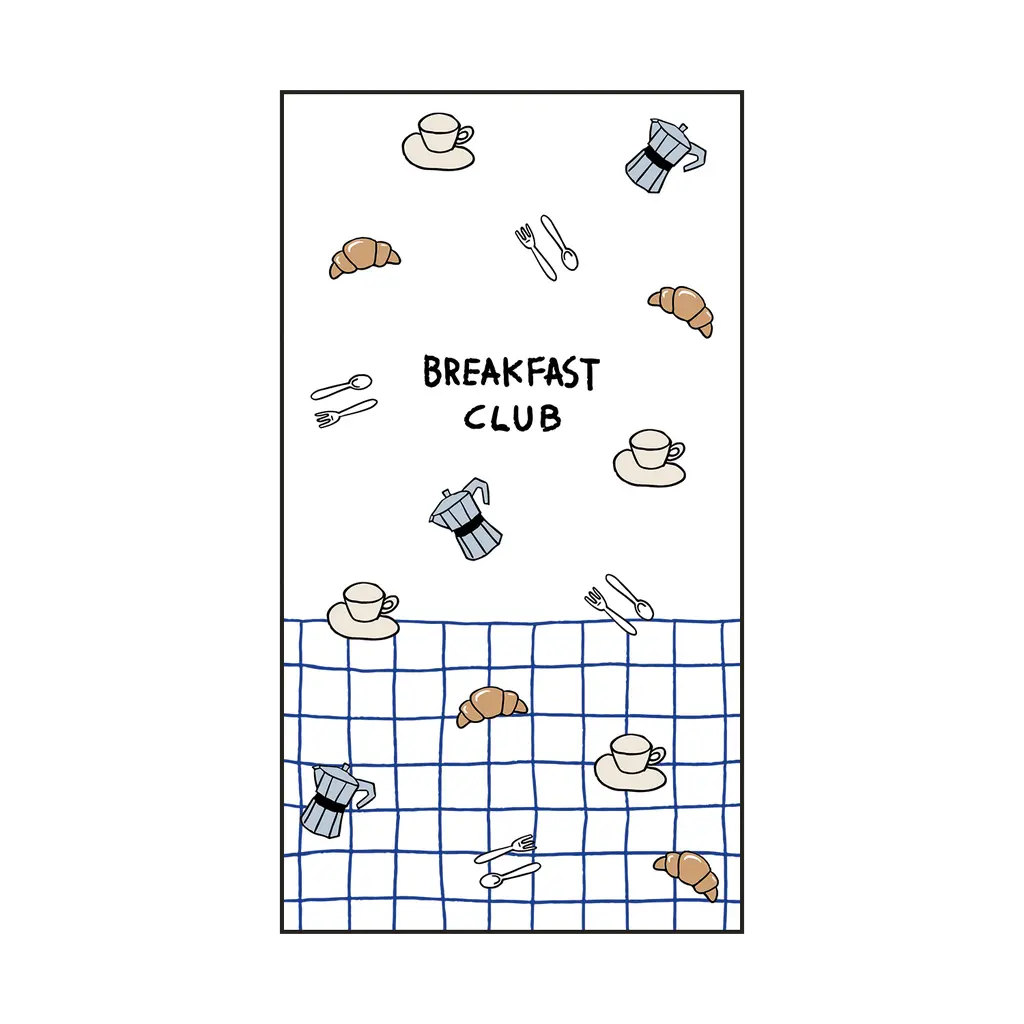 Serviettes en papier Breakfast club