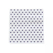 Serviette coeurs bleu