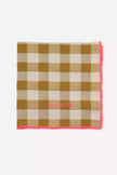 Serviettes de table en tissu Barnbé aime le café moutarde MAMA