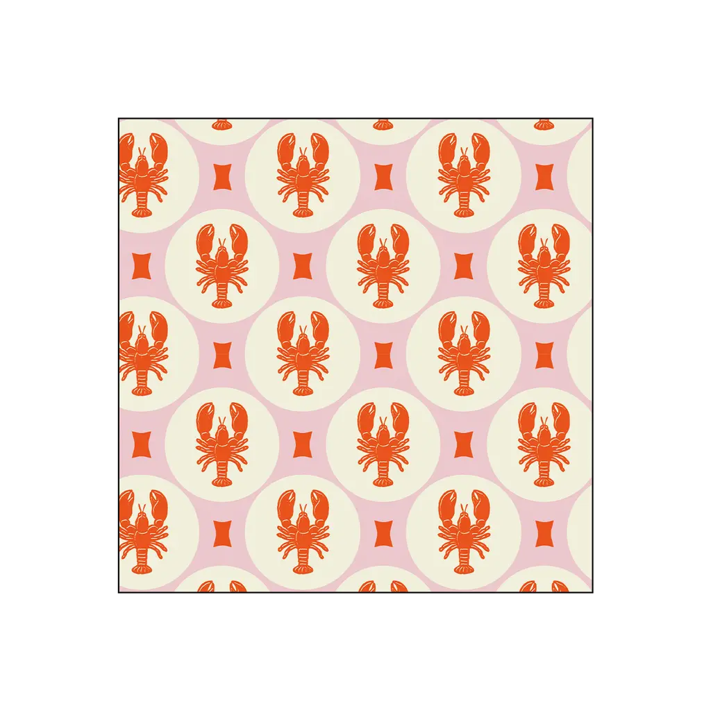 Serviette en papier homards