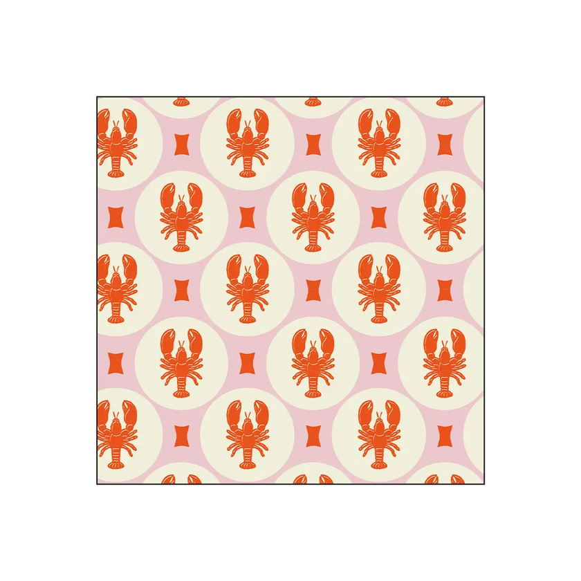 Serviette en papier homards