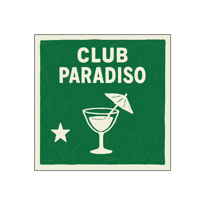 Serviette papier club paradiso