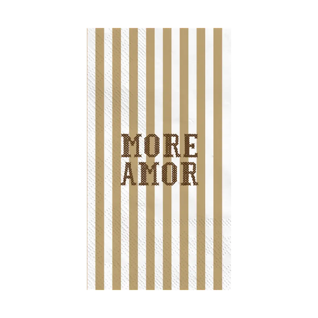 Serviette en papier more amore rectangle