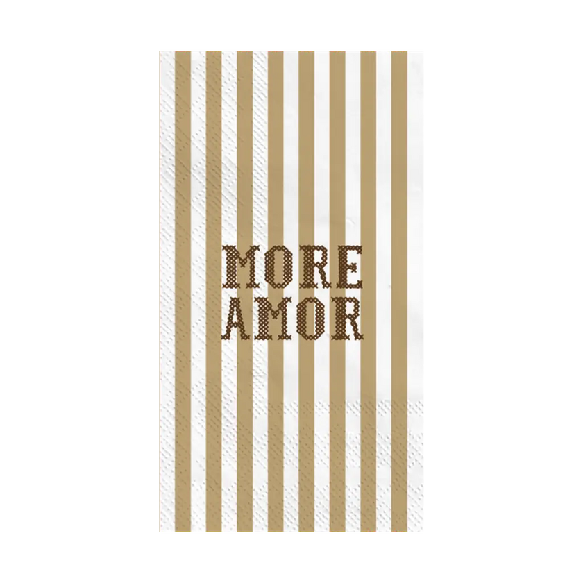 Serviette en papier more amore rectangle