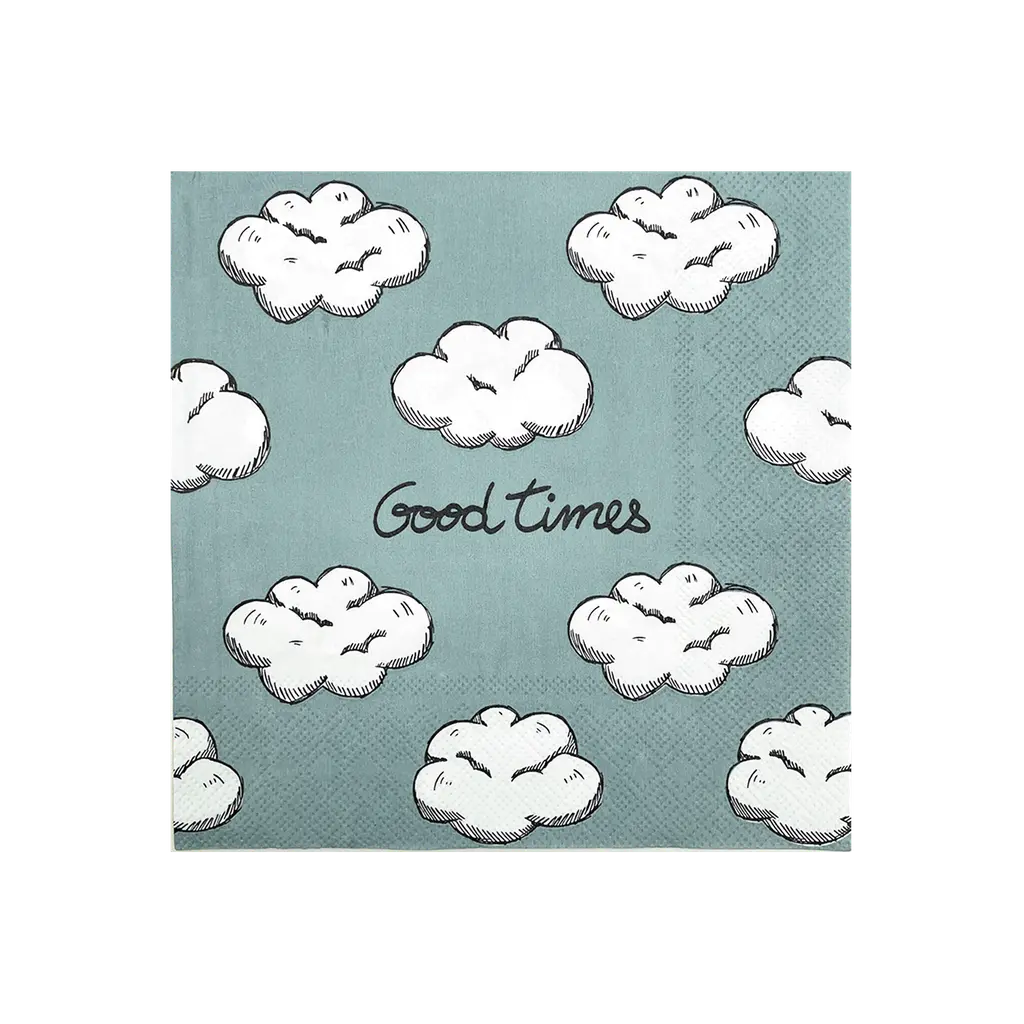 Serviette papier nuage
