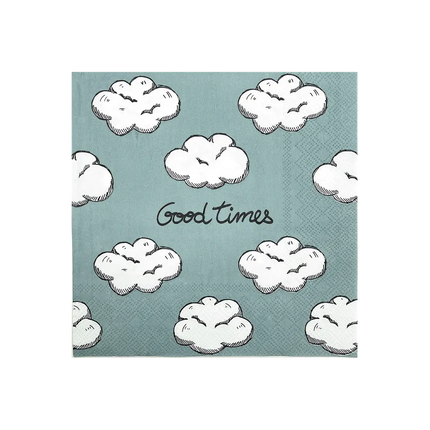 Serviette papier nuage