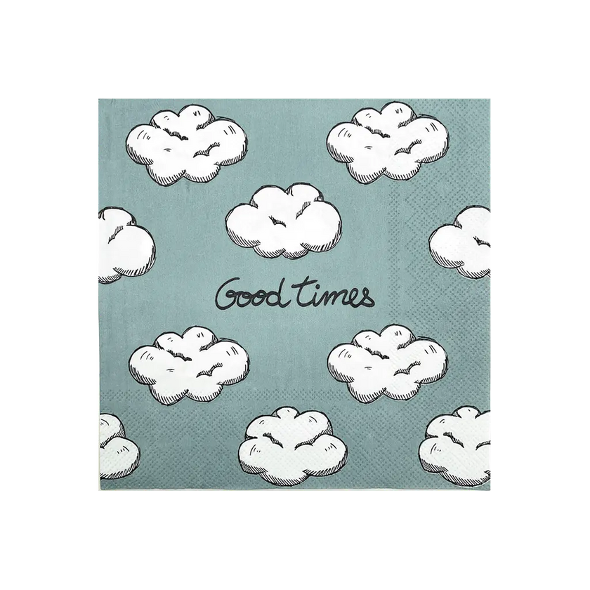 Serviette papier nuage