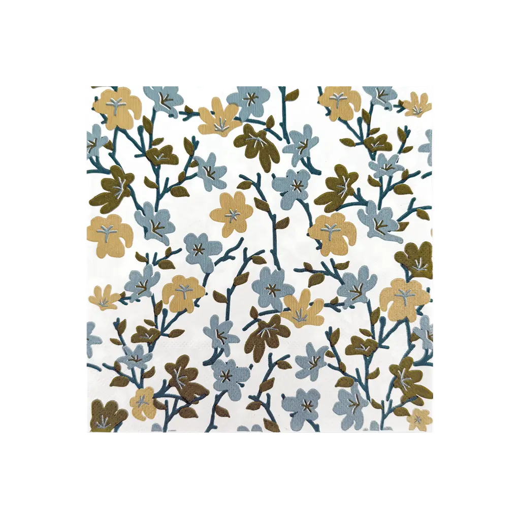 Serviette papier Yoshi bleu