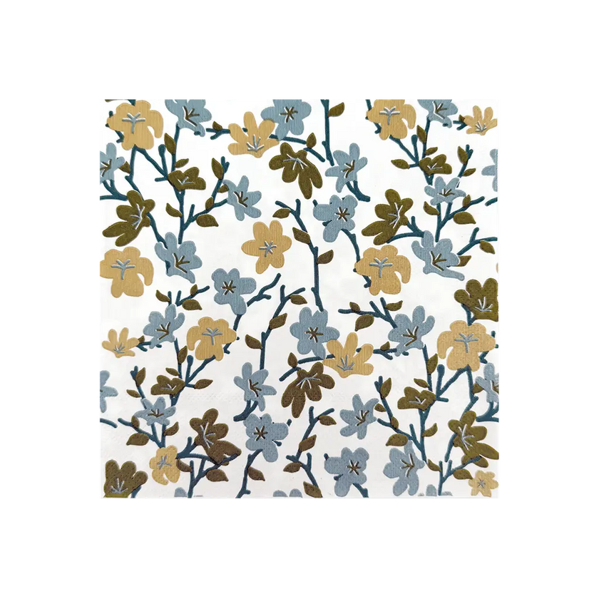 Serviette papier Yoshi bleu