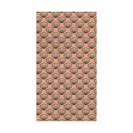 Serviette papier rectangle coquillage nude