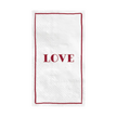 Serviette Love rectangle 